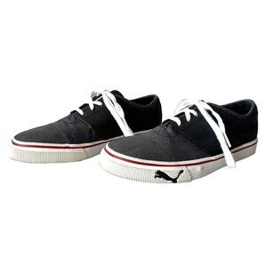 Puma Sport Lifestyle Grey Canvas Lace Up Casual Sneakers Skate Shoes - Women's 8